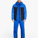 Mens ski-outfit Herren Ziener TARLO Z Man Cobalt Blue Ski Jacket Herren Skijacke TARLO Blau Schwarz