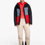 Mens ski-outfit Herren Ziener TARLO Z Man Rot Red Ski Jacket Ziener Herren Skijacke TARLO Schwarz Grau Rot