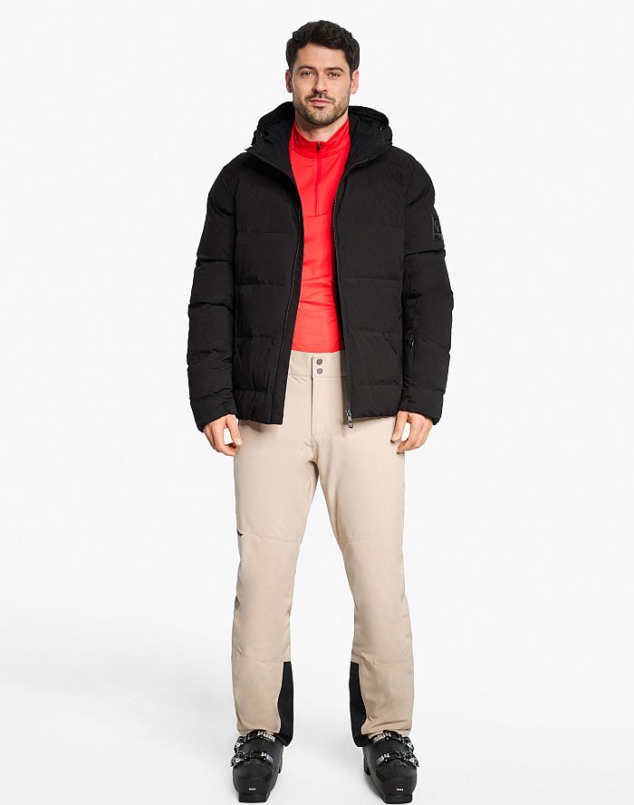 Z Mens ski-outfit Herren Ziener TYRES Z Man Schwarz Black Ski Jacket Herren Skijacke TYRES Schwarz
