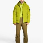 Mens ski-outfit Herren Ziener TYRES Z Man Electric Grass Ski Jacket Herren TYRES Grün