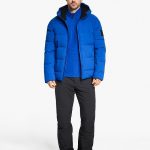 Herren Mens ski-outfit Ziener TYRES Z Man Cobalt Blue Ski Jacket Herren TYRES Blau