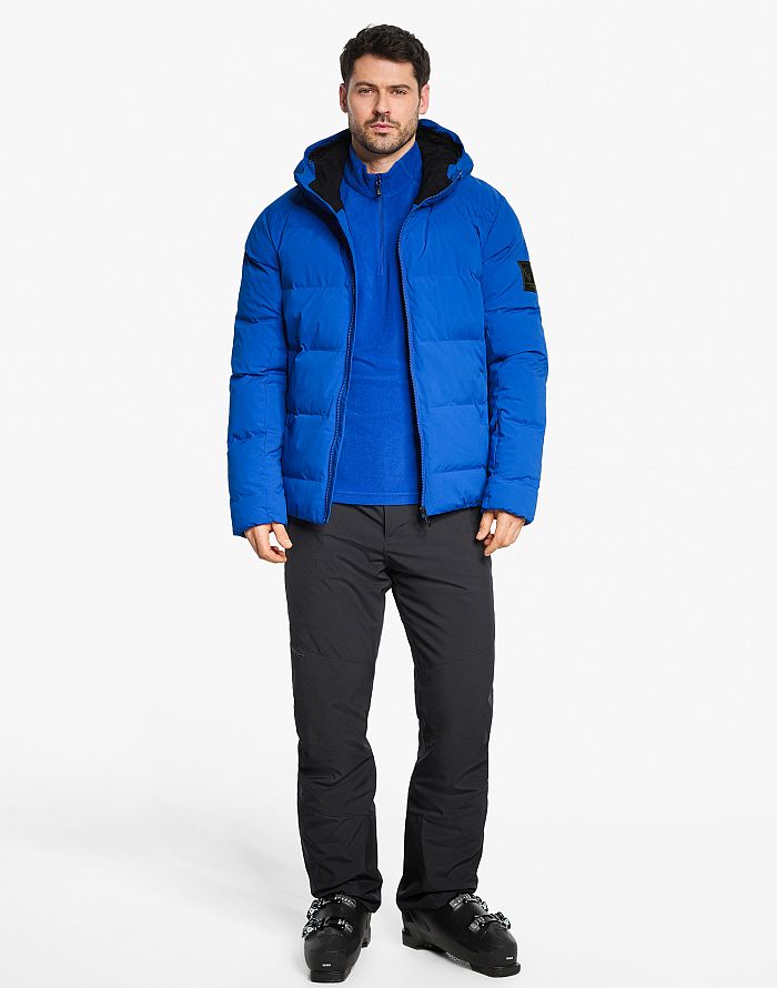 Herren Mens ski-outfit Ziener TYRES Z Man Cobalt Blue Ski Jacket Herren TYRES Blau