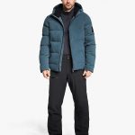 Herren ski-outfit Ziener TYRES Z Man Iron Sky Cord Ski Jacket Herren Ziener TYRES Cord Blau