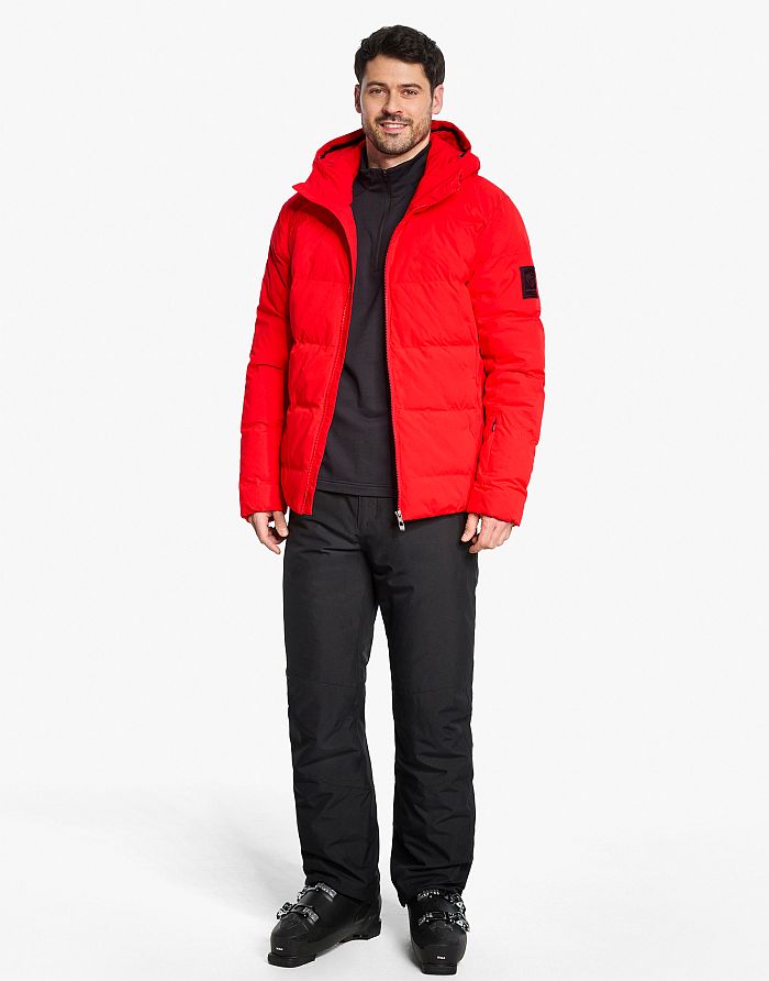 Herren ski-outfit Ziener TYRES Z Man Rot Red Ski Jacket TYRES Rot Herren Skijacke Mens