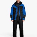 Mens ski-outfit Herren Ziener TIDAL Z Men Cobalt Blue Ski Jacket Herren Skijacke TIDAL Blau Schwarz