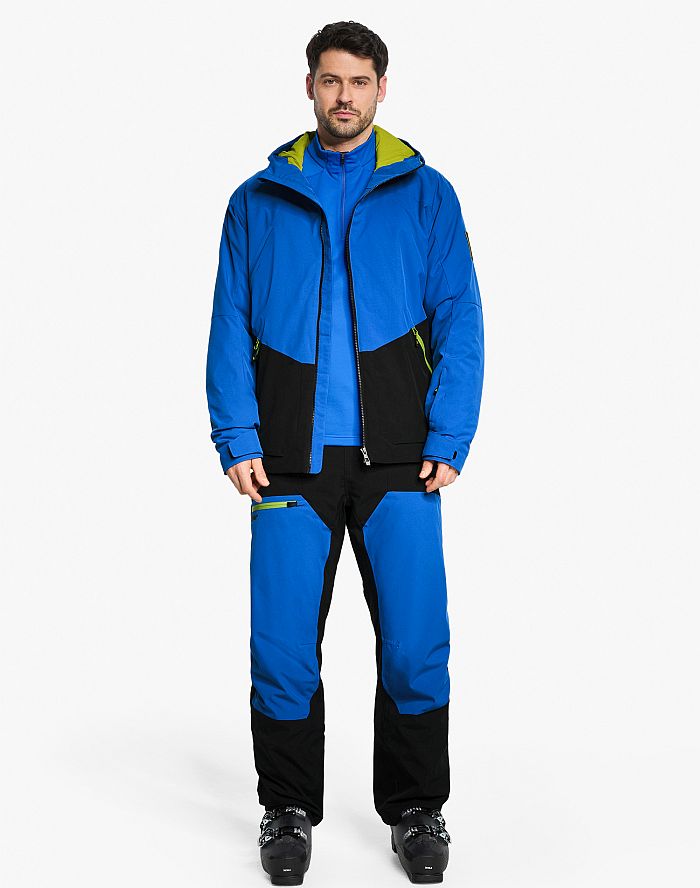 Herren ski-outfit Ziener TOBIN Z Man Cobalt Blue Blau Ski Jacket Ziener Herren Skijacke TOBIN