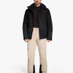 Herren ski-outfit Man Ziener TARAINO Z Black Schwarz AquaShield Ski Jacket Herren Ziener TARAINO Schwarz