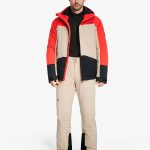 Herren Outfit Mens Ziener TARAINO Z Man Seaweed Red Rot AquaShield ski jacket Ziener TARAINO Rot Beige Schwarz Orange