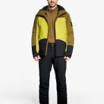 Mens ski-outfit Herren Ziener TARAINO Seaweed Gren skijacke AquaShield ski jacket Ziener TARAINO Beige Braun Grün Schwarz