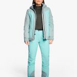 Damen ski-outfit Ziener TARLA Z Lady Dried Eucolyptus Grun Ski Jacket Ski Jacket Damen Skijacke TARLA Hell Grun