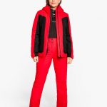 Ladies Damen Outfit Ziener TARLA Z Lady Red Rot Ski Jacket Ski Jacket Damen TARLA Rot Schwarz Skijacke Lady