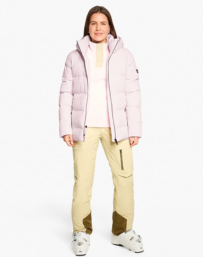 Ladies Damen ski-outfit Ziener TRAVA Z Lady Shell Pink Rosa Ski Jacket Damen Skijacke TRAVA Hell Rosa
