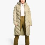 Ladies ski-outfit Damen Ziener TELSE Z Lady Sage Leaf Grun Ski Mantel Ziener Damen Skijacke TELSE Beige