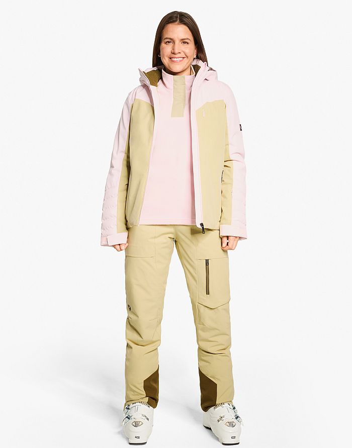 Damen Ladies ski-outfit Ziener TOBINA Z Lady Sage Leaf Grun Ski Jacket Ski Jacket Damen Skijacke TOBINA