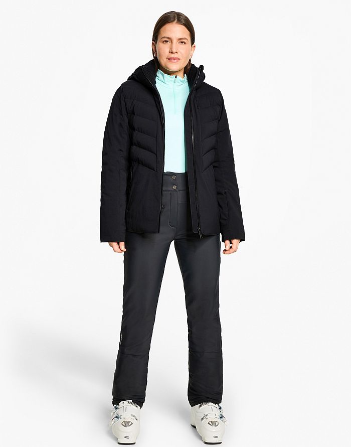 Daman Outfit Ziener TOKKI Z Lady Black Schwarz Ski Jacket Damen Skijacke TOKKI Schwarz
