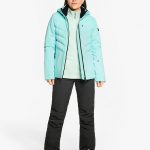 Ladies Damen Ziener TOKKI Z Lady Radiant Lagoon Grun Ski Jacket Damen Skijacke TOKKI Green Ladies