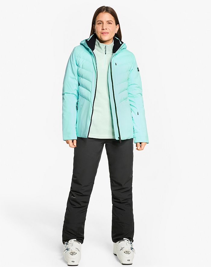 Ladies Damen Ziener TOKKI Z Lady Radiant Lagoon Grun Ski Jacket Damen Skijacke TOKKI Green Ladies