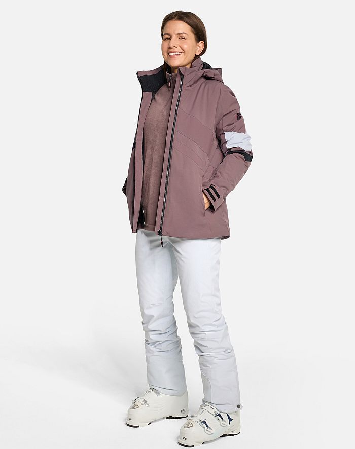Damen ski-outfit Ziener TARAINA Z Lady Dusty Violet Purple Lila Ski Jacket Damen Skijacke TARAINA Ladies