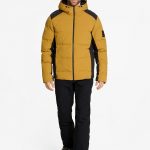 Herren Mens ski-outfit Ziener TYRES Z Man Indian Curry Tan Ski Jacket Herren Skijacke TYRES Tan