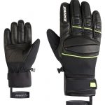 Ziener Gomin Herren Skihandschuhe Black Lime Z man, Mens Ski gloves Gomin Schwarz Grun