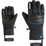 Herren Ziener Gomin Black Persian Blue Ski Gloves Men, Skihandschuhe Ziener Gomin Z Schwarz Blau Herren
